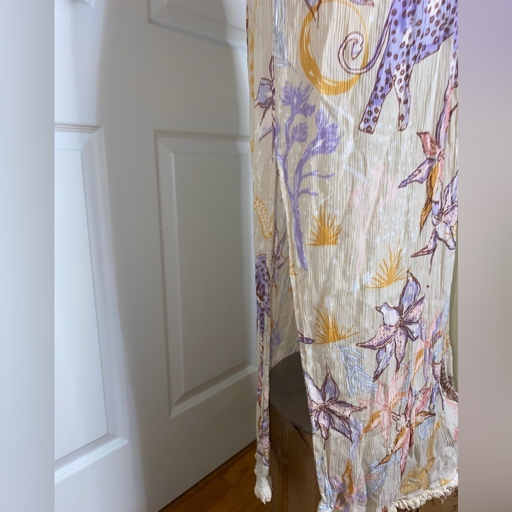 Z&L EUROPE Tan Bohemian Safari Maxi Dress | Sexy Summer | Made With Love Size M - Picture 5 of 12
